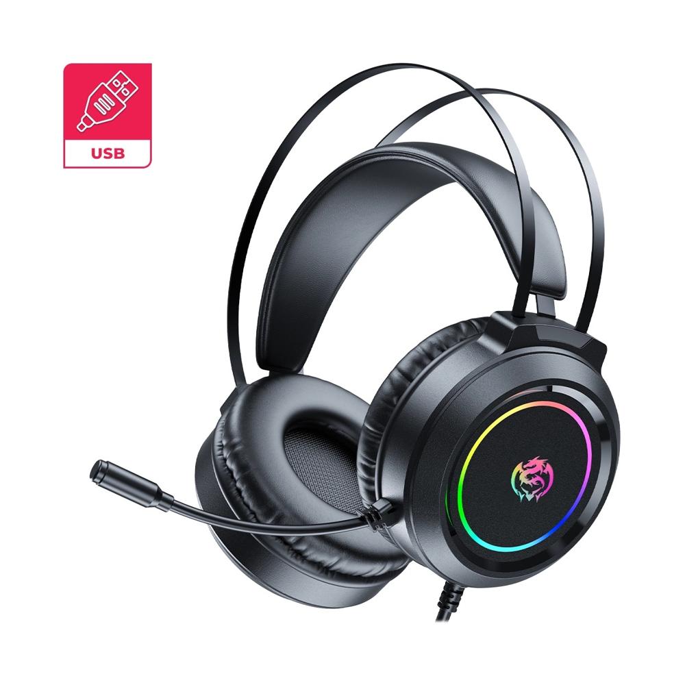 AUDIFONOS GAMER USB RGB CYBERTEL COMMANDER