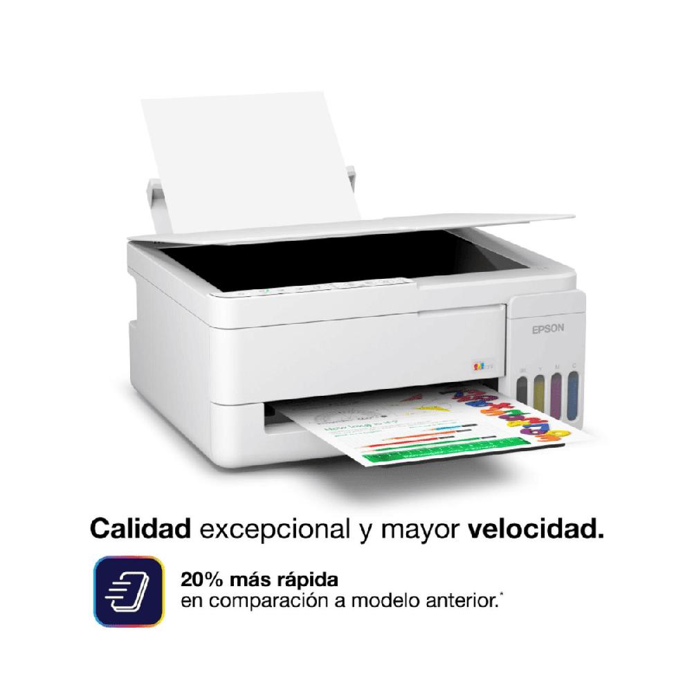 Impresora Multifuncional Epson EcoTank L3352 a color inalámbrica Blanca