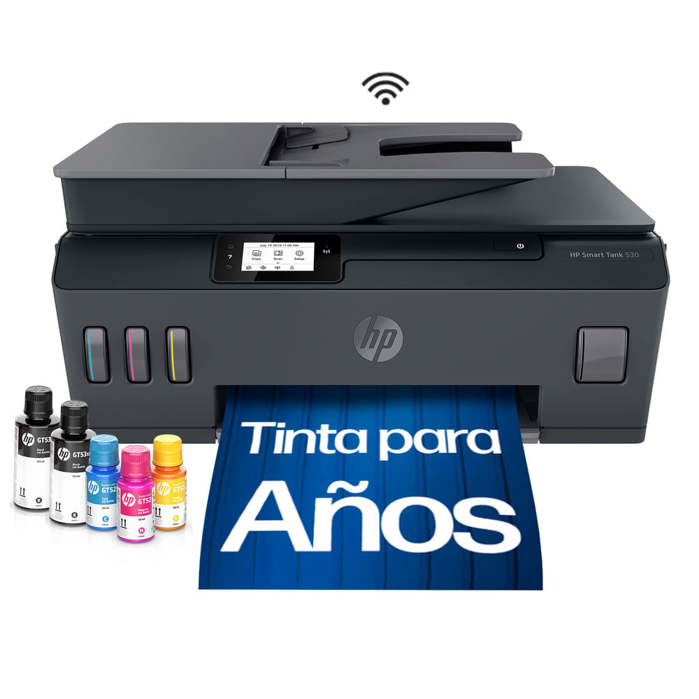 Impresora multifuncional HP Smart Tank 530 negro