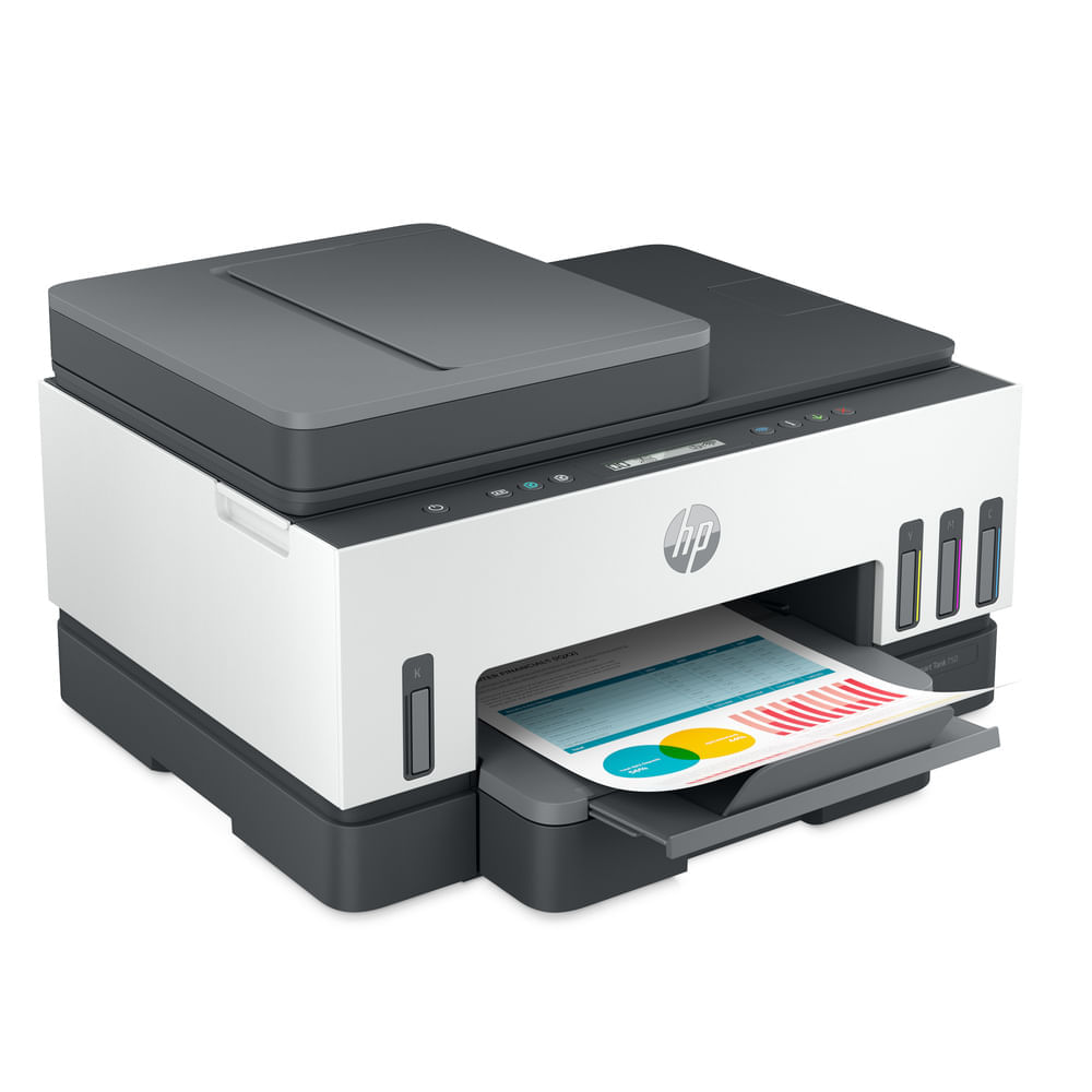 Impresora multifuncional HP Smart Tank 750 blanco