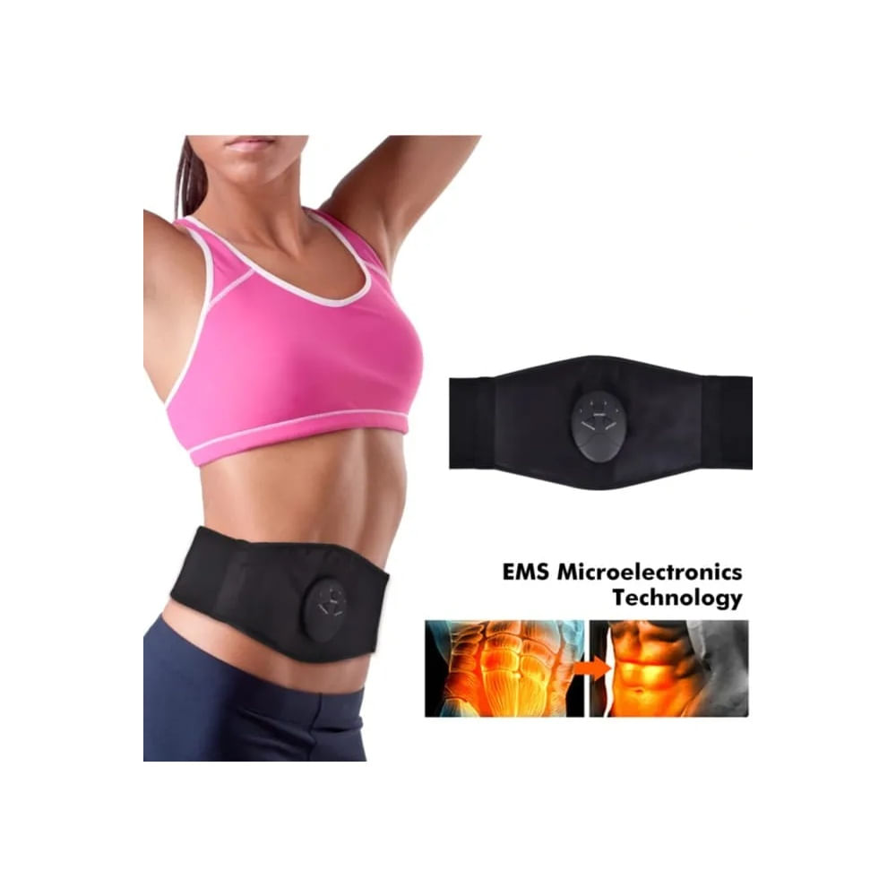 Electroesitmulador Muscular Abdominales y Brazos EMS Fitness Pasiva Multicolor