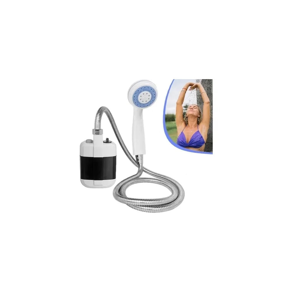 Kit de Ducha Portátil Recargable Multiuso para Camping y Mascotas