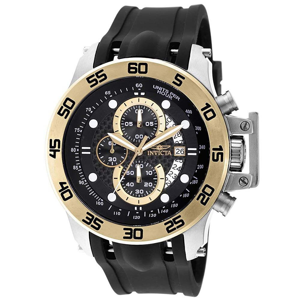 Reloj Invicta I-Force 19253 Fecha Cronómetro Correa de Silicona Negro