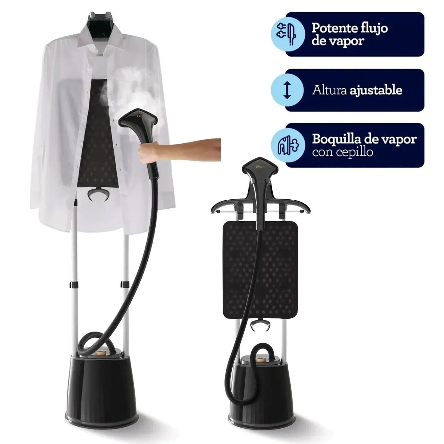 Vaporizador de prendas Oster con tabla de soporte GCSTGS7050