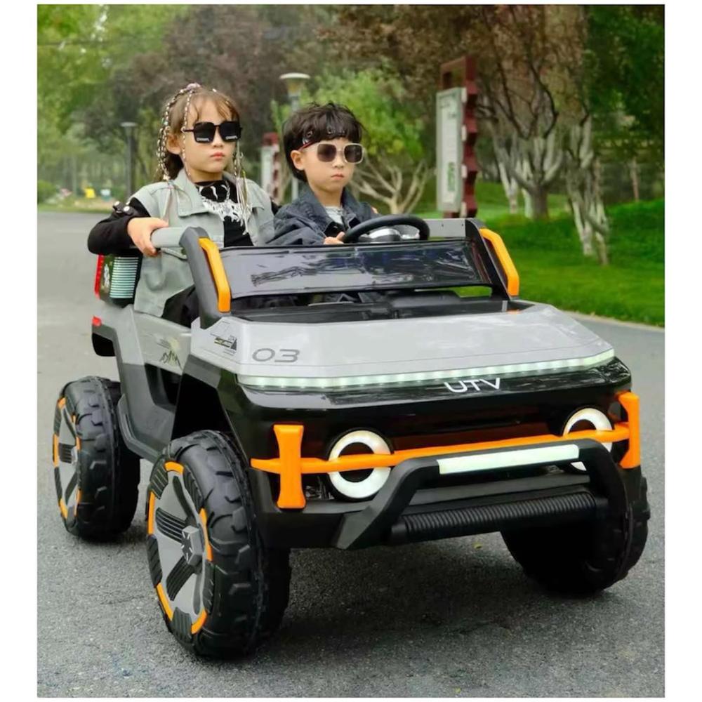 CAMIONETA JEEP DE 24V UTV 4X4 TERRAÍN 4 MOTORES 550 W CON PANTALLA TÁCTIL  y LUCES LED 2026