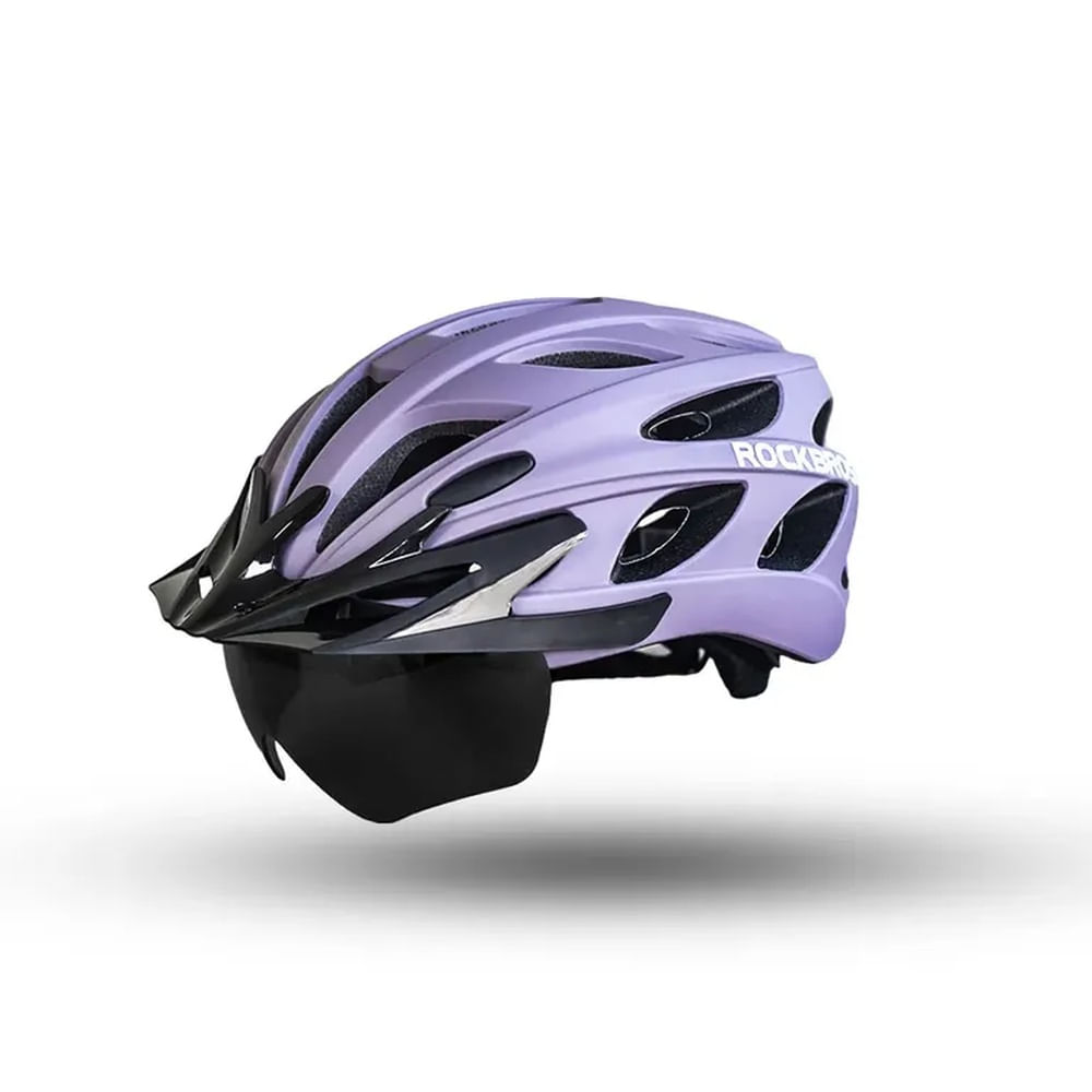 CASCO ROCKBROS CON LENTES Y VISERA DESMONTABLE