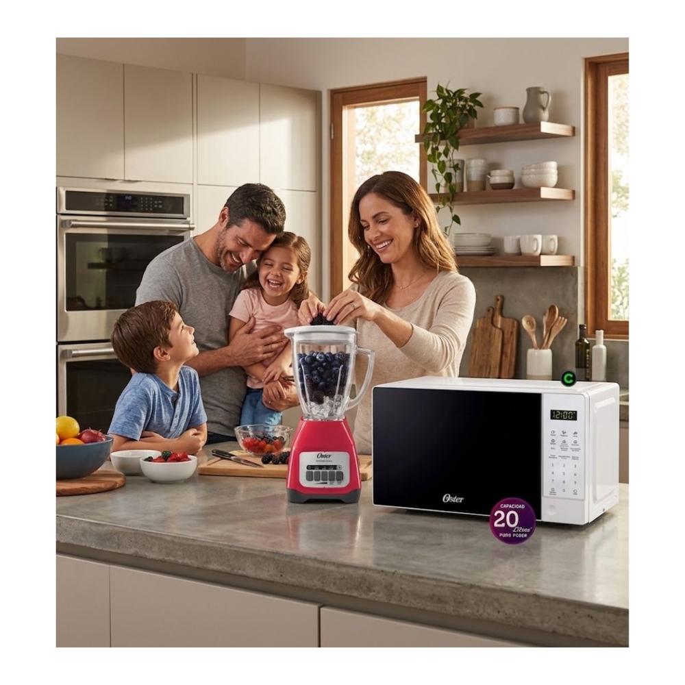 Combo Horno Microondas Digital 20 litros - Licuadora 2 velocidades más pulso BLSTKAG-MPB