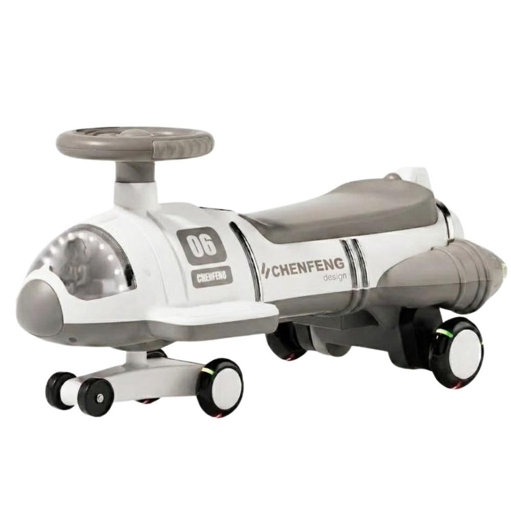 CARRO TWIST CORREPASILLOS CAMINADOR PARA NIÑOS Y NIÑAS HELICOPTERO GRIS