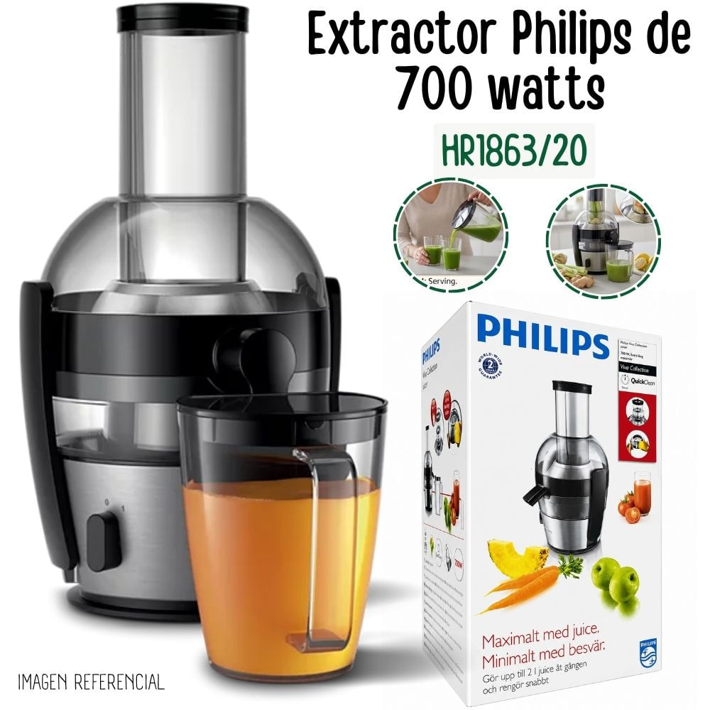 EXTRACTOR DE JUGO PHILIPS HR186320