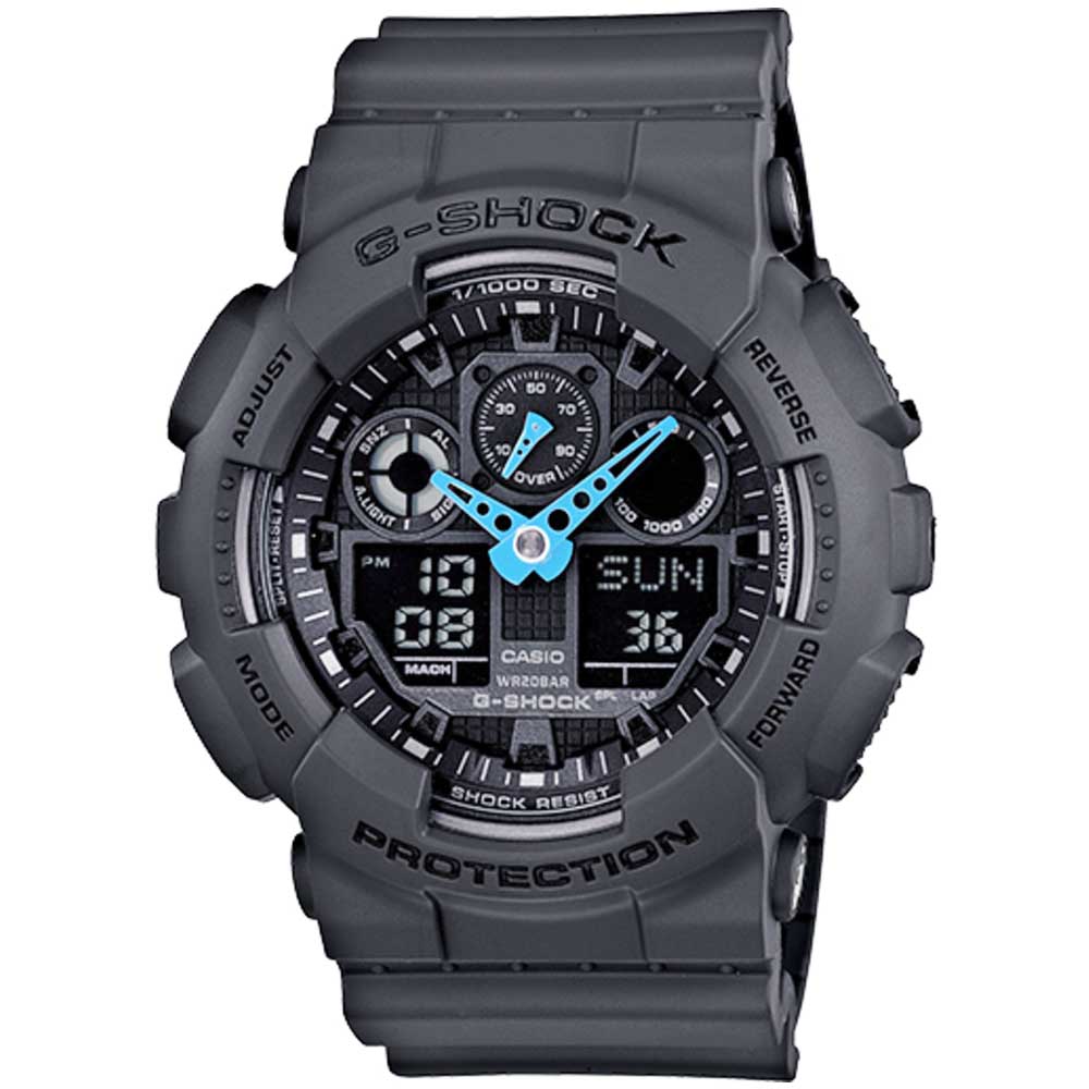 Reloj Casio G-Shock GA100C-8A Digital Analógico Resina Gris