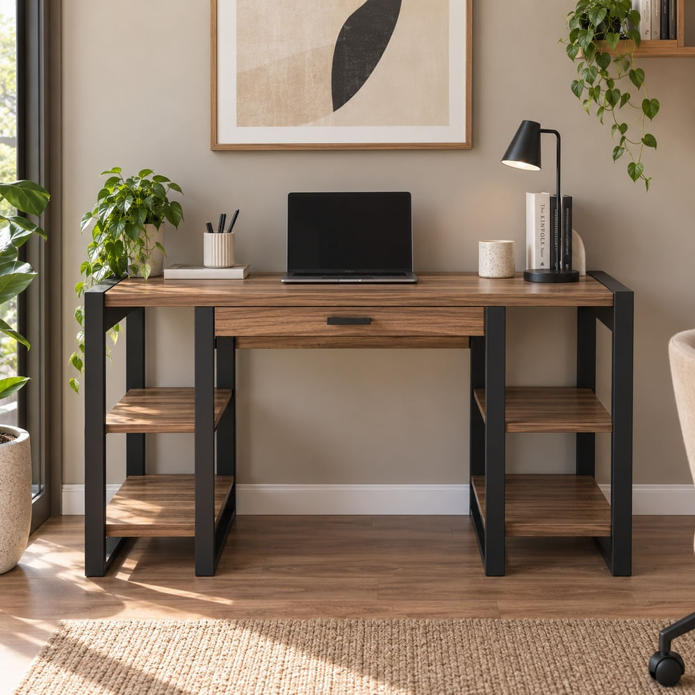 Escritorio Industrial Nicoletta Ventitas Home Gales