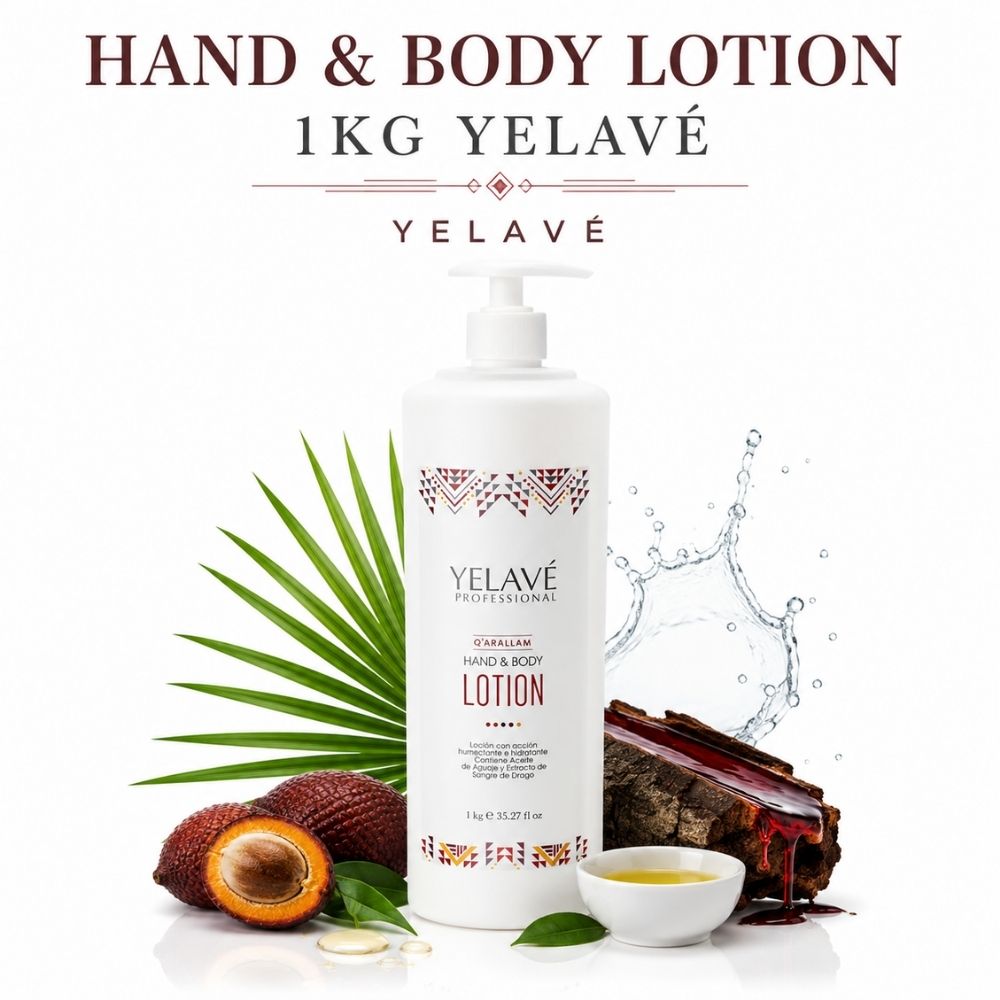 HAND & BODY LOTION 1KG YELAVÉ HAND Y BODY LOTION 1KG YELAVÉ