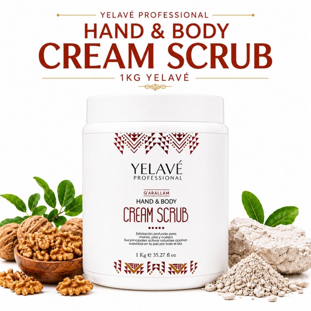 HAND & BODY CREMA SCRUB 1KG YELAVÉ HAND Y BODY CREMA SCRUB 1KG YELAVÉ