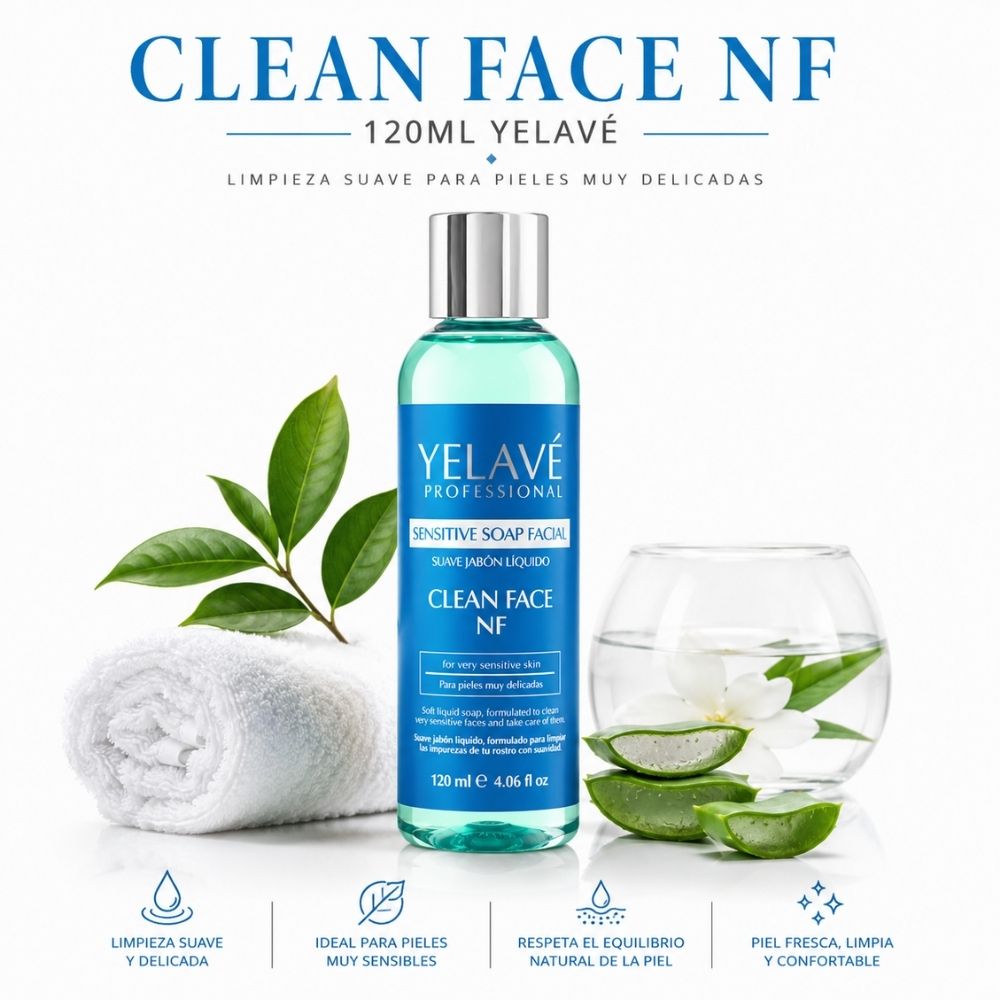 CLEAN FACE NF 120ML YELAVÉ