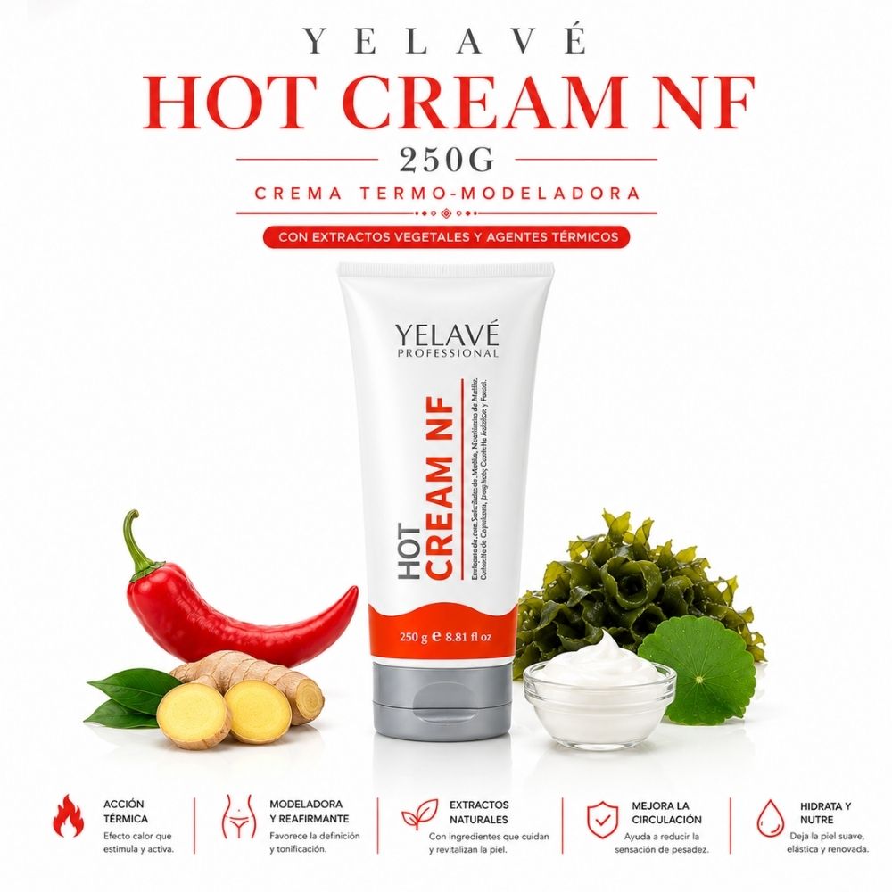 HOT CREAM NF 250G YELAVÉ