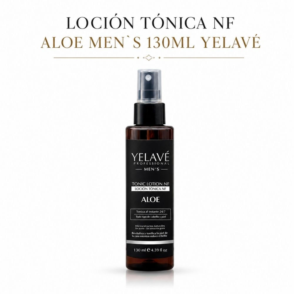 LOCIÓN TÓNICA NF ALOE MEN`S 130ML YELAVÉ LOCIÓN TÓNICA NF ALOE MENS 130ML YELAVÉ