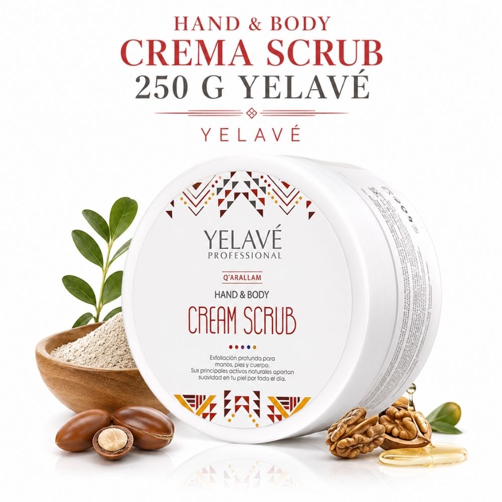 HAND & BODY CREMA SCRUB 250 G YELAVÉ HAND Y BODY CREMA SCRUB 250 G YELAVÉ