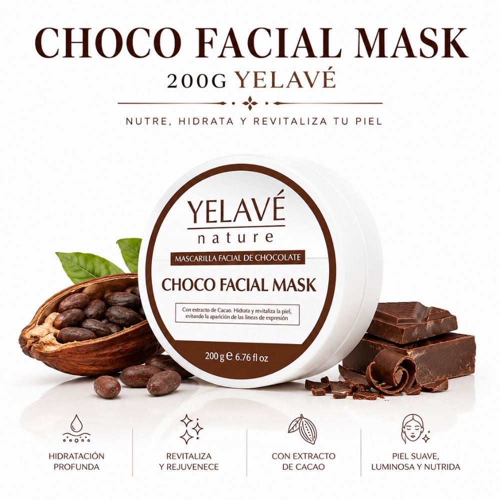 CHOCO FACIAL MASK 200G YELAVÉ