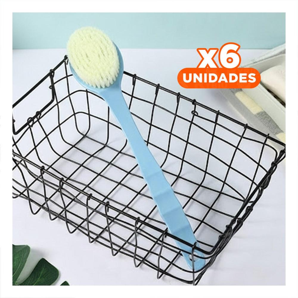 Pack6 Utensilio Masaje Azul 36cm Un Cabezal para Uso Diario Y Papel Regalo