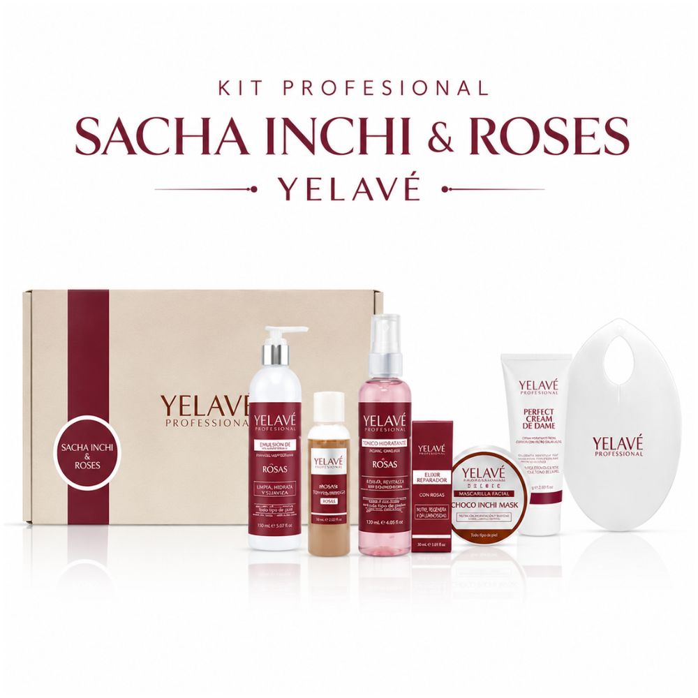 KIT PROFESIONAL SACHA INCHI Y ROSES YELAVÉ