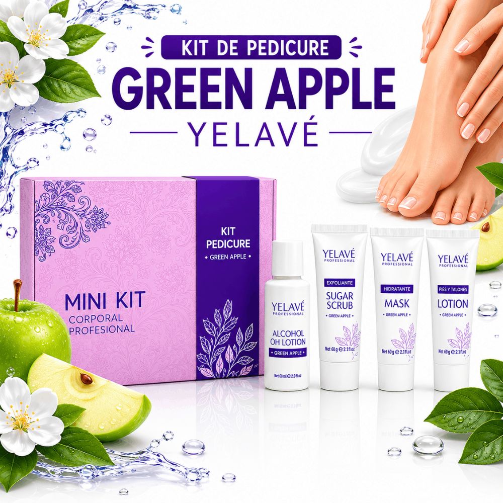 KIT DE PEDICURE GREEN APPLE YELAVÉ
