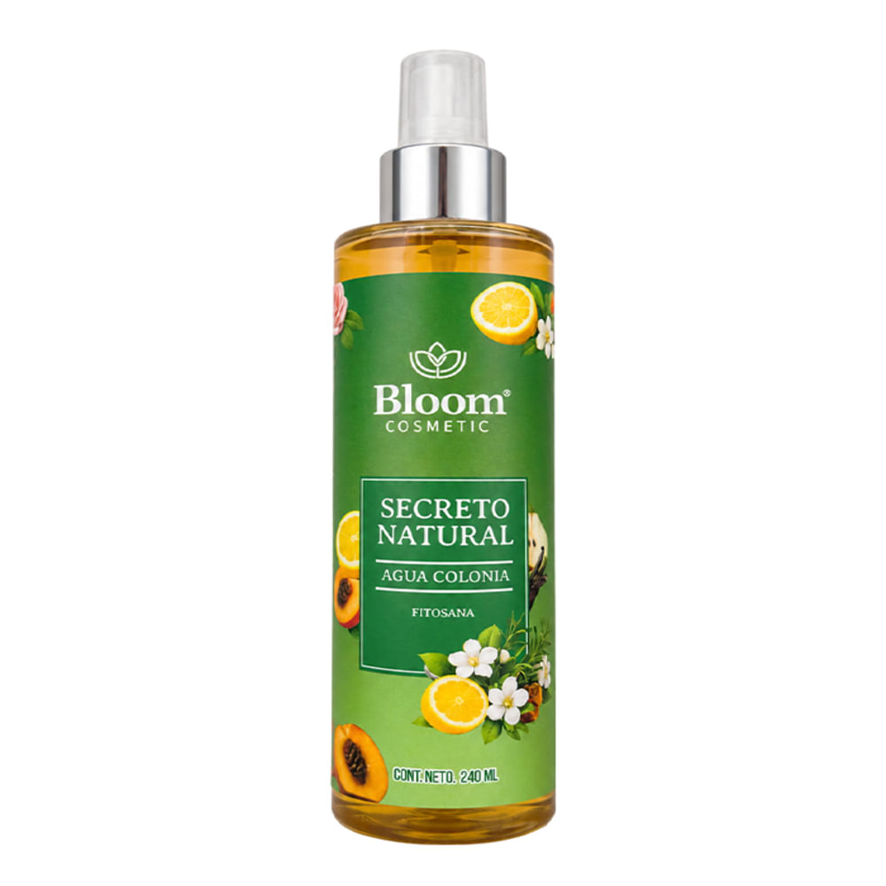 AGUA COLONIA SECRETO NATURAL 240ML - BLOOM COSMETIC