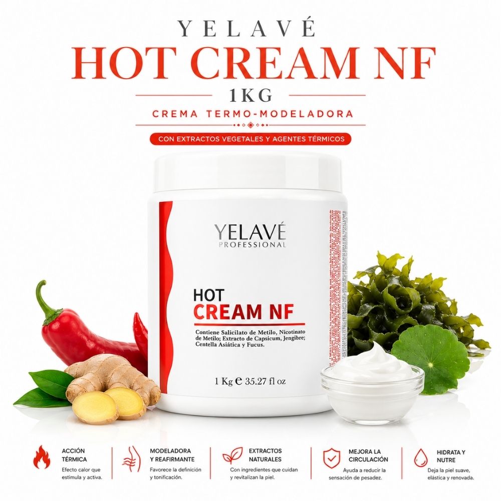 HOT CREAM NF 1KG YELAVÉ