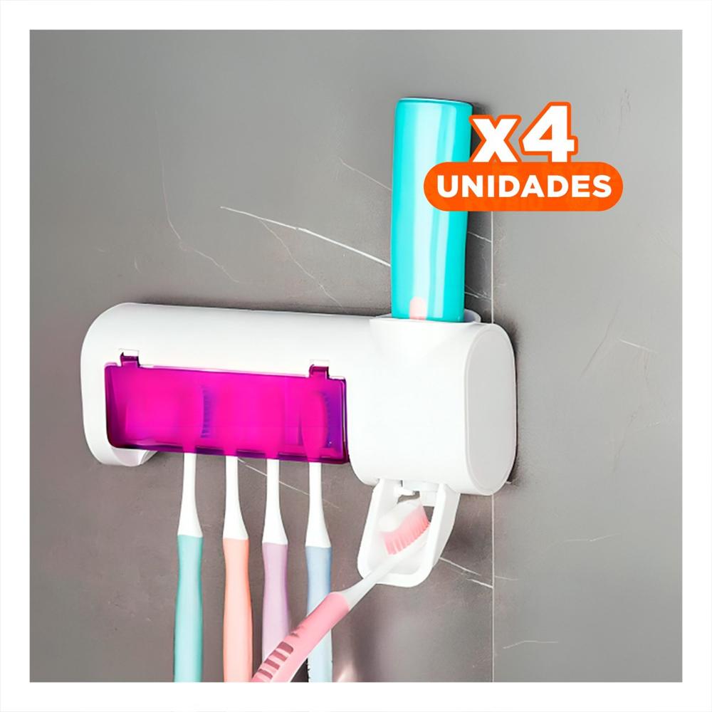 Pack4 Higienizador Bucal con Luz Violeta para Uso Familiar
