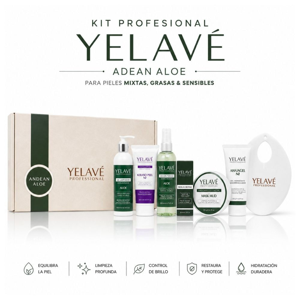 KIT PROFESIONAL ANDEAN ALOE YELAVÉ