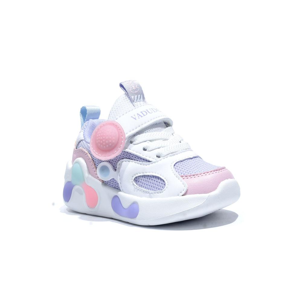 Zapatilla Urbana Vadudog para Niña 606i5 Con Luces Rosado Talla 22