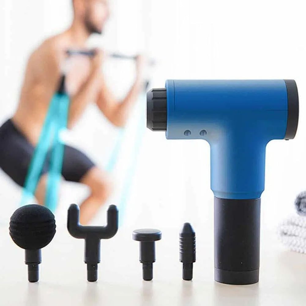 Pistola Masajeador Fascial Gun de Masaje Terapia Masajeador Recargable