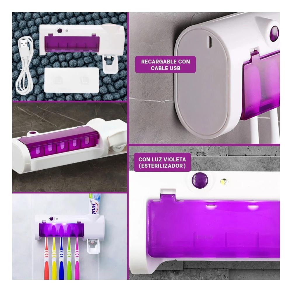 Sanitizador Dental Recargable con Luz Violeta