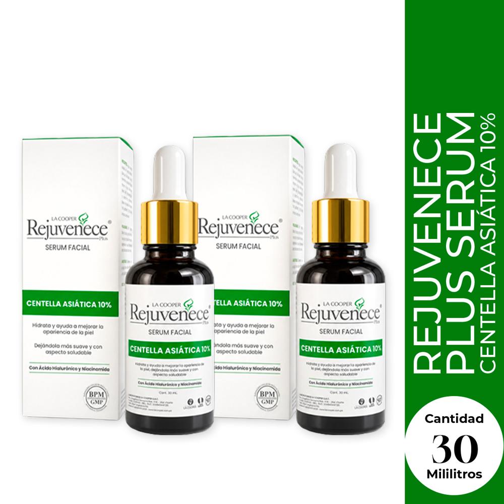 La Cooper Rejuvenece Plus Serum Centella Asiatica 10 Por Ciento 30 Ml 2 Unidades