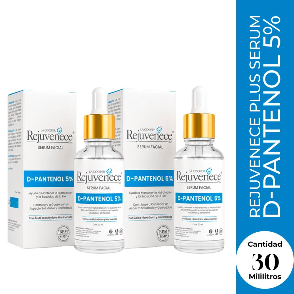 La Cooper Rejuvenece Plus Serum D Pantenol 5 Por Ciento 30 Ml 2 Unidades