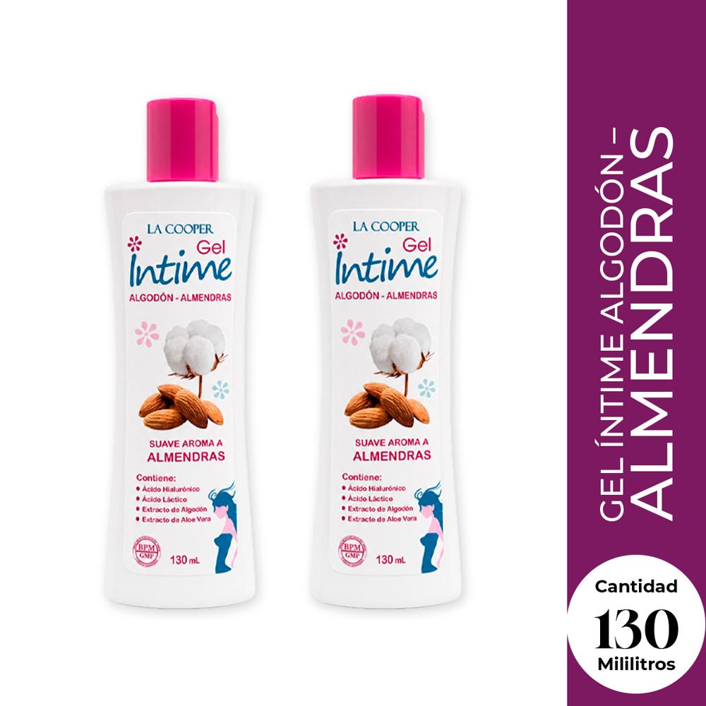 La Cooper Gel Intimo Algodon Y Almendras 130 Ml 2 Unidades