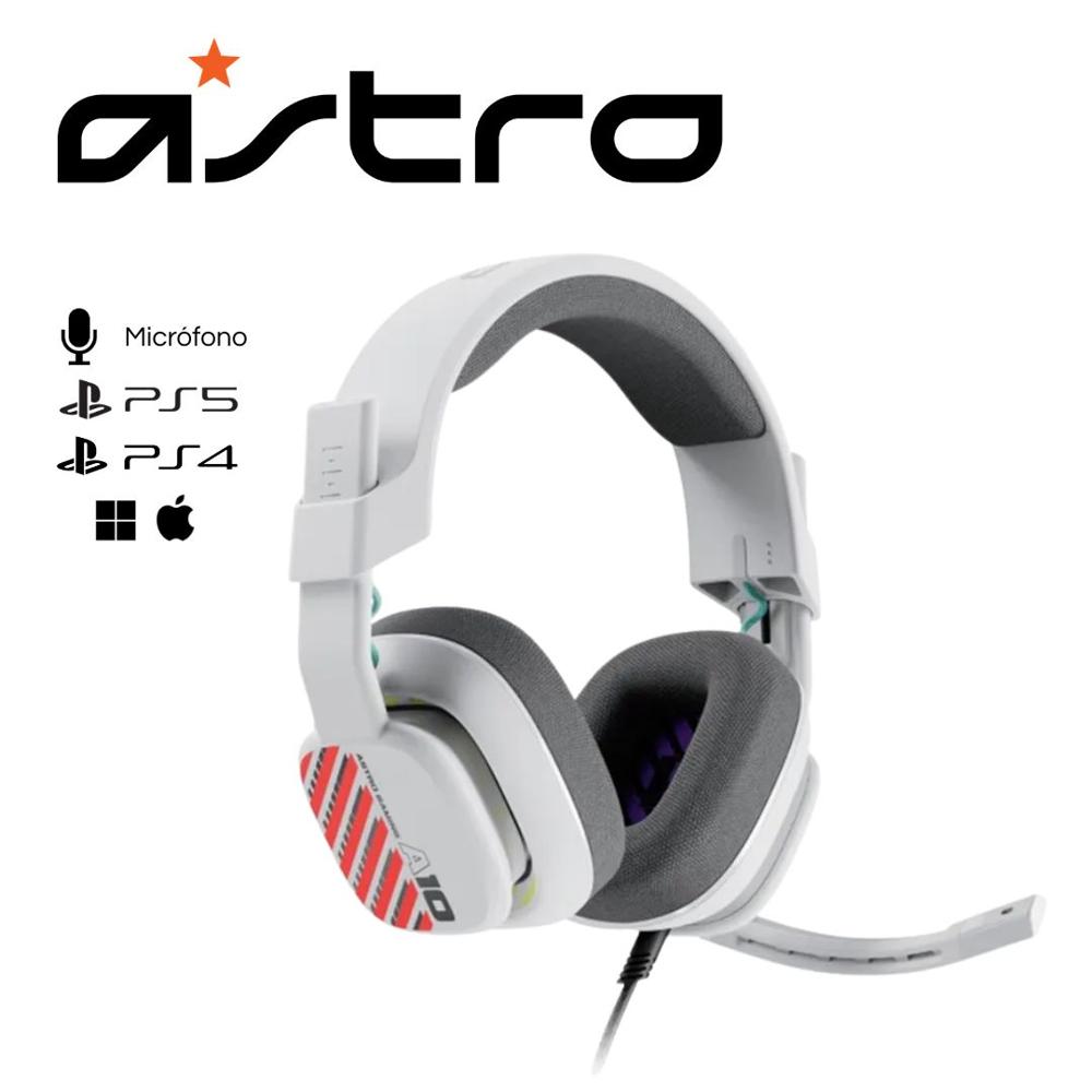 Audífono c Micrófono Astro A10 G2  multiplataforma Blanco  PC Mac PS5 Xbox Switch Blanco