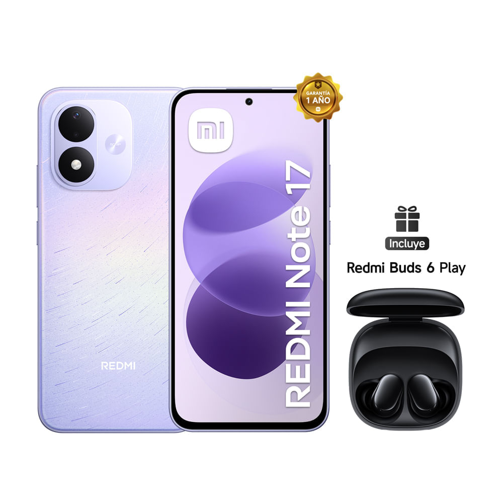 Celular Note 17 6GB 256Gb Purple + Buds 6 Play