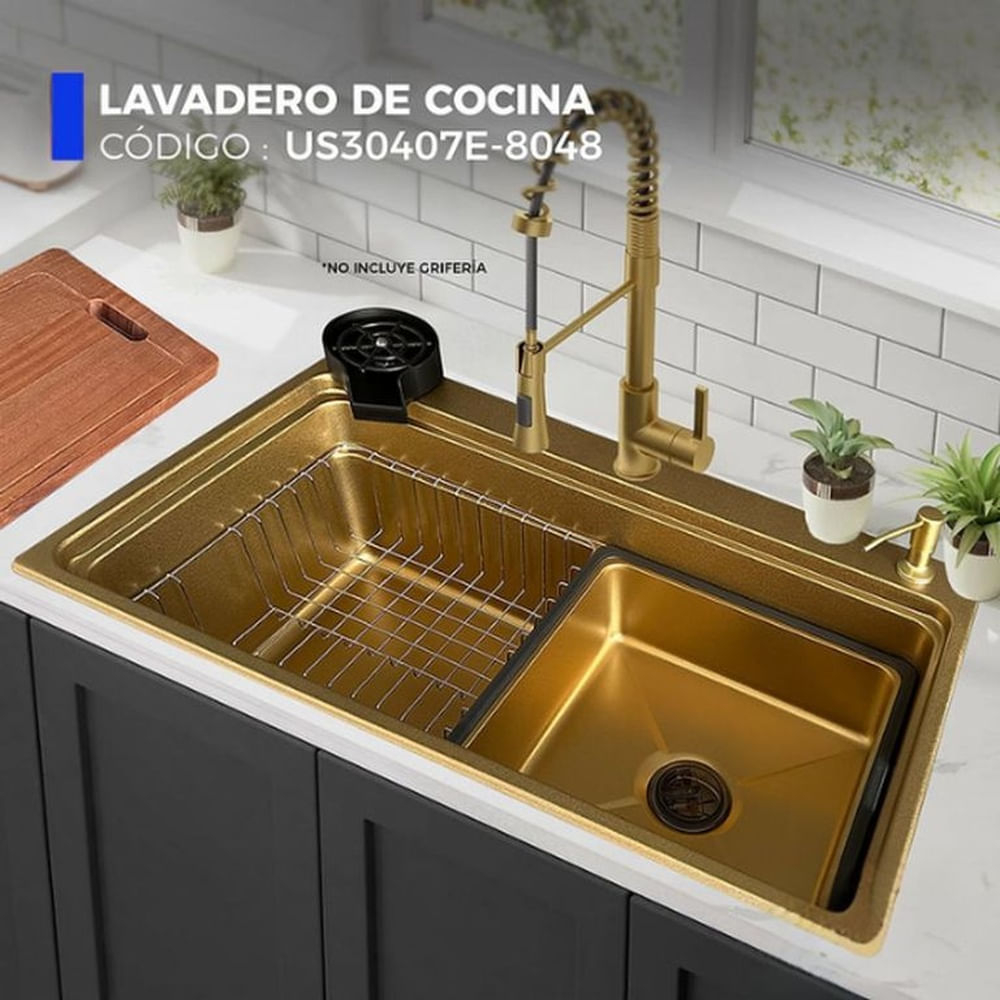 Lavadero de Cocina Dorado XM US30407E-8048