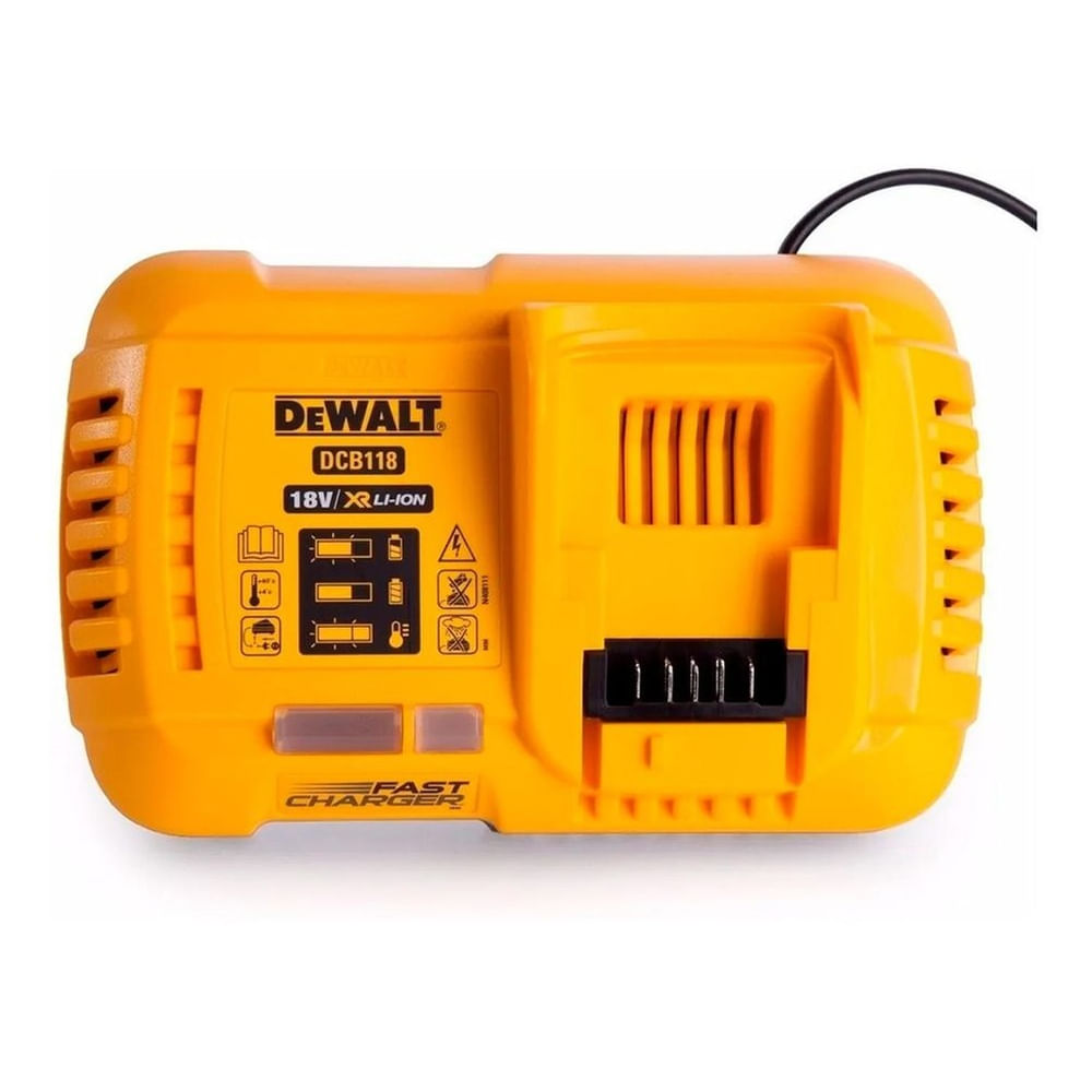Cargador Rapido Dewalt Baterias DCB118 Flexvolt 20V 60V