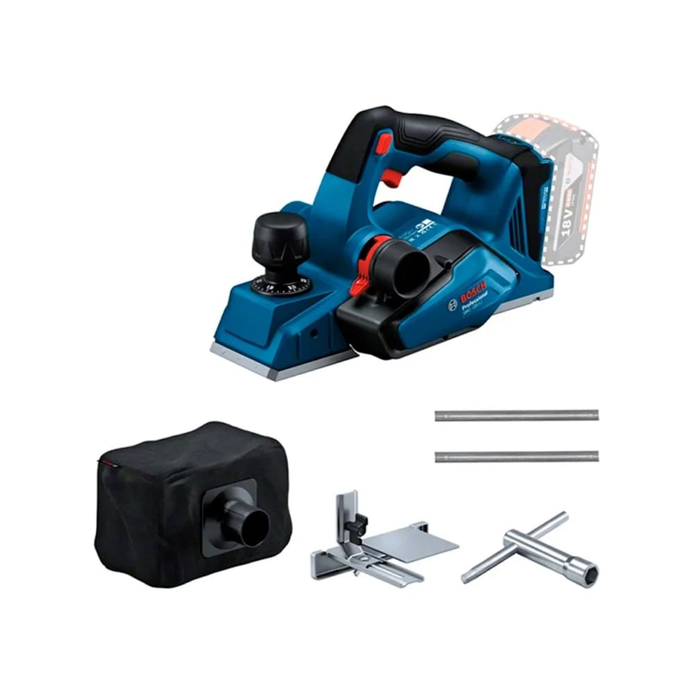 Cepillo 18V 82 mm Bosch GHO 185-LI Brushless Sin batería
