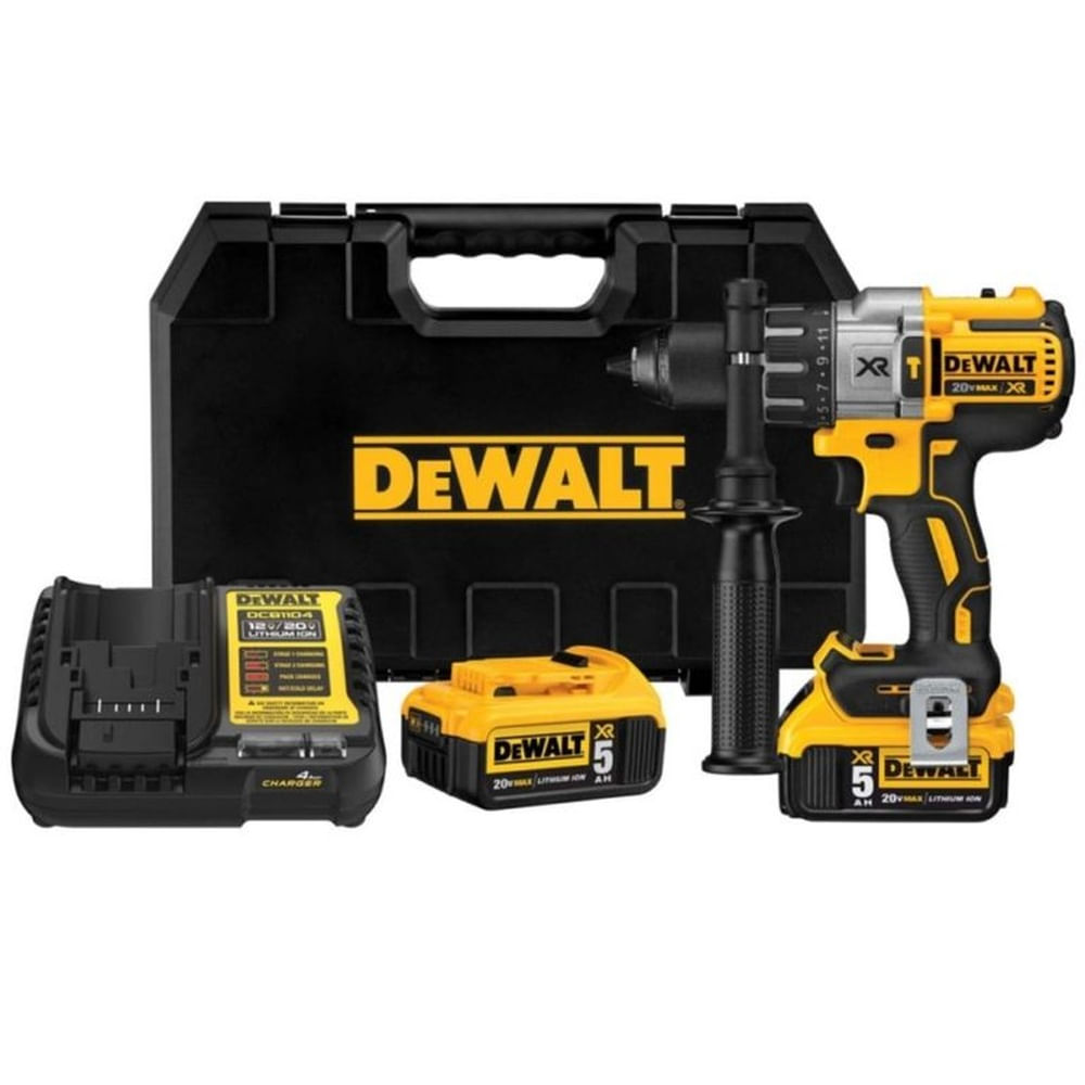 Taladro Percutor 12 20V XR + Bat + T-STAK DeWalt DCD996P2T