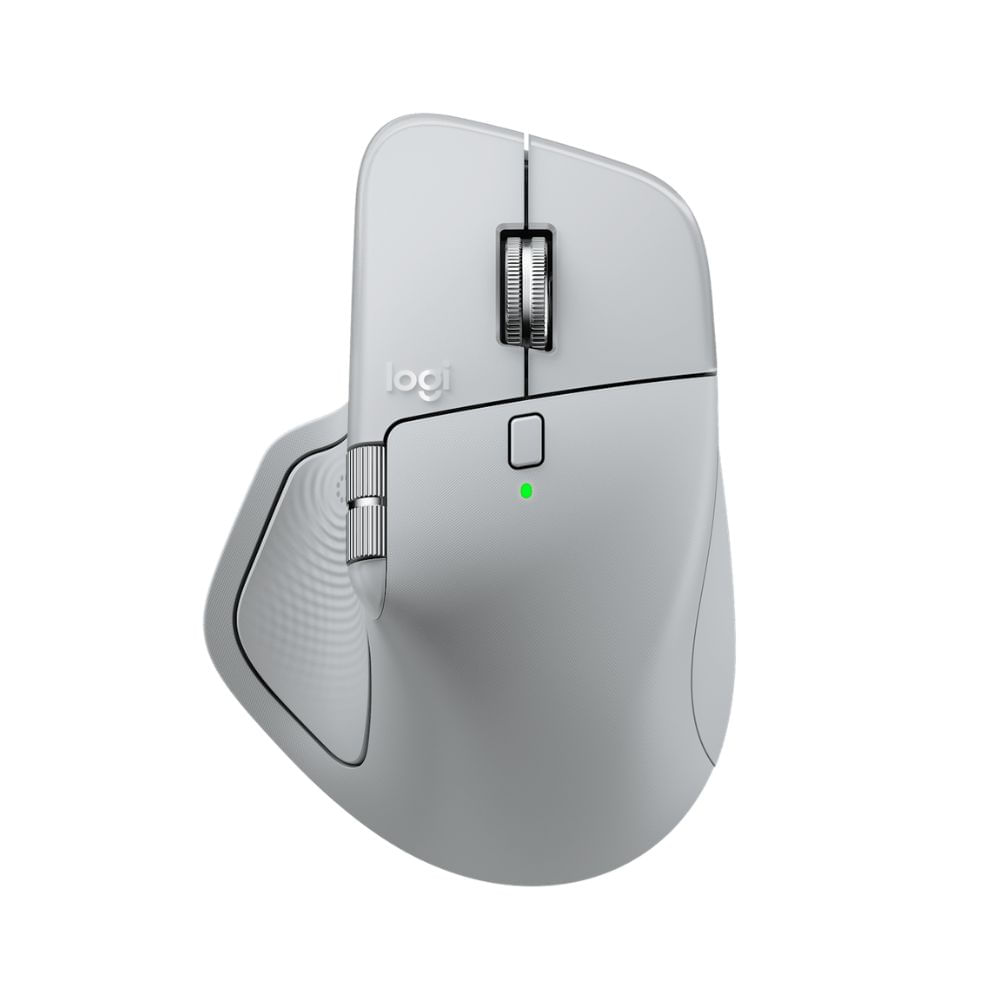 Mouse Mx Master 4 Logitech Inalámbrico Usb C Bt Gris Claro