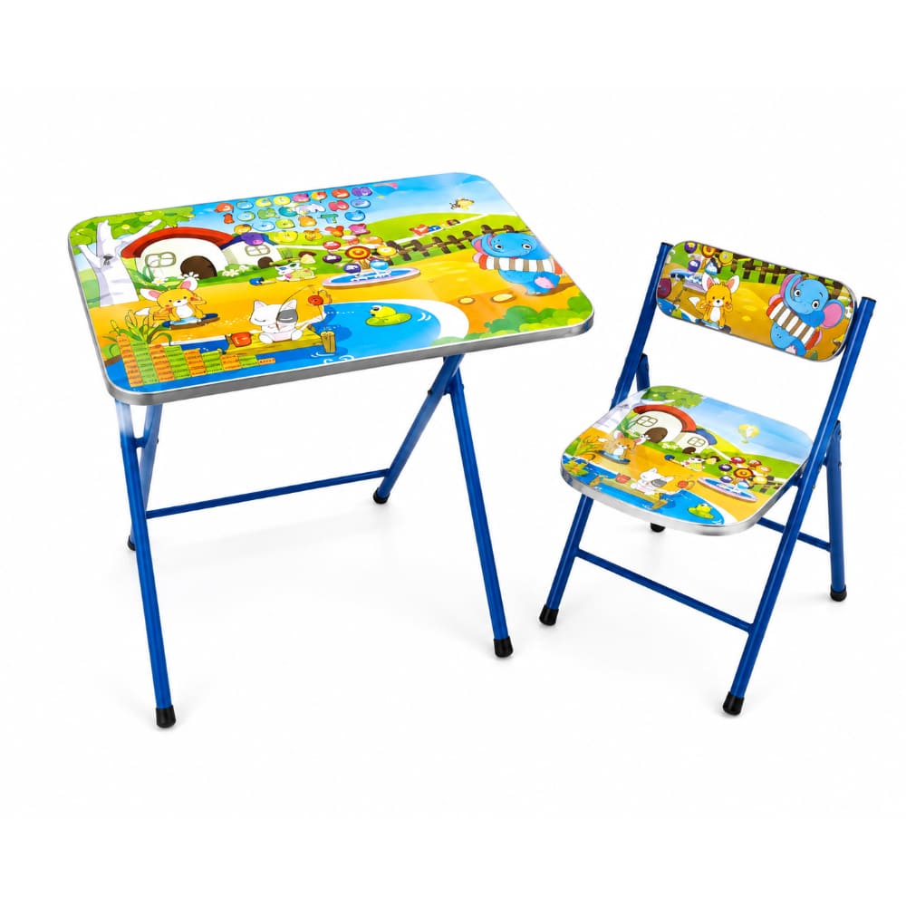 Mesa y Silla Para Niños Escritorio Infantil Diseño Moderno Multifuncional C3015