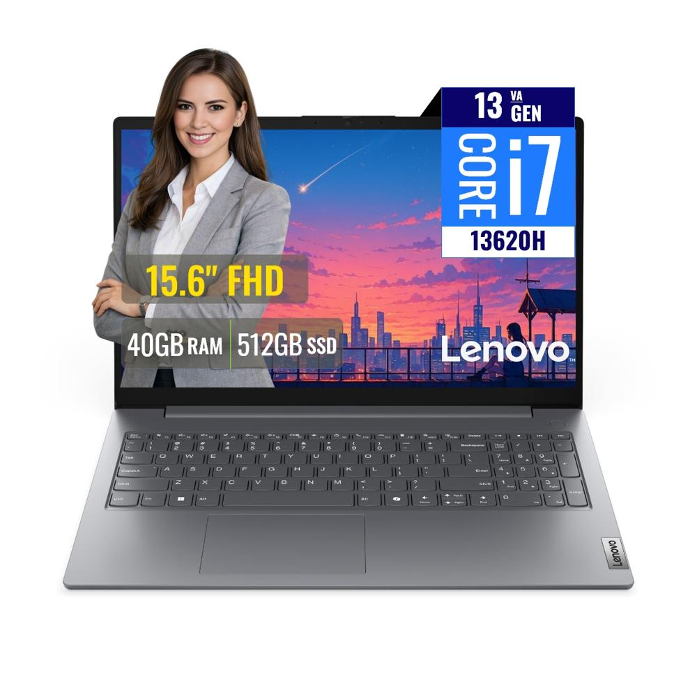 Laptop Lenovo V15 G5 IRL Intel Core i7 13620H 40GB DDR5 SSD 512GB 15.6 FHD FreeDOS 83GW005GLD32