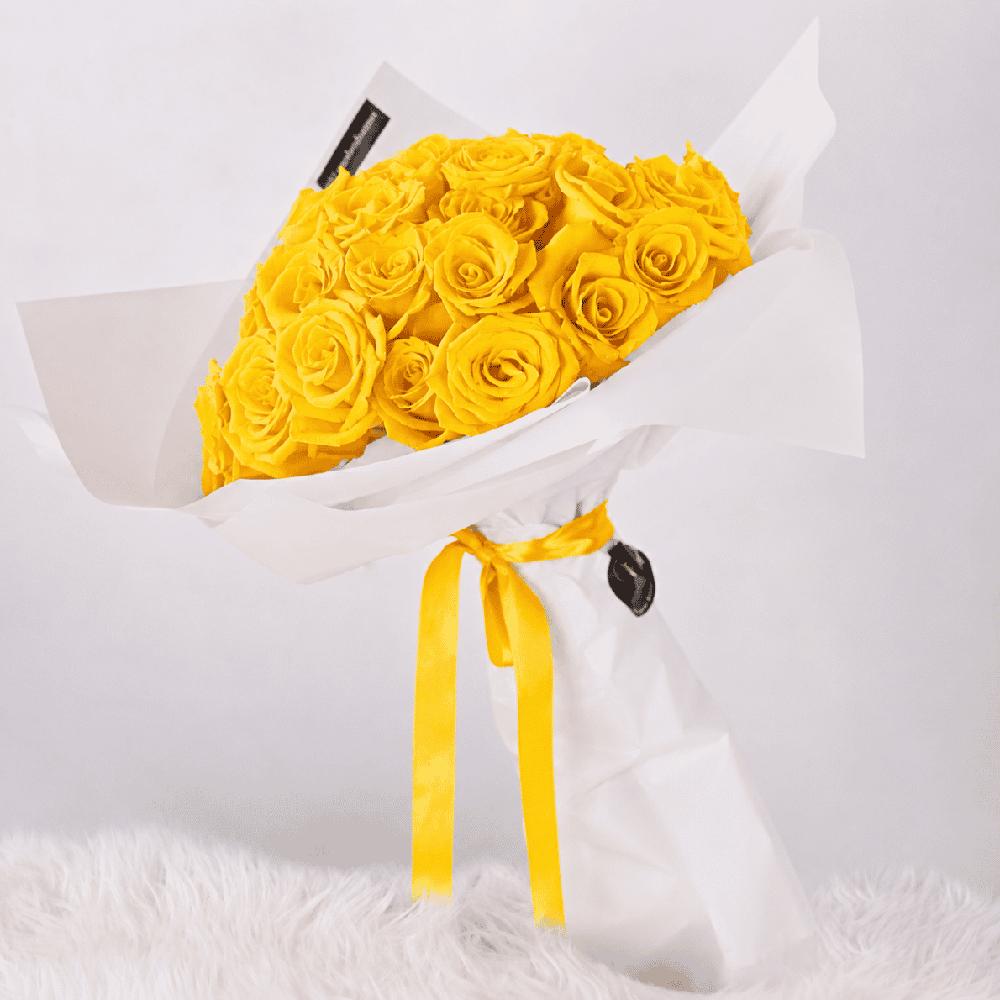 Ramo 50 rosas clasicas amarillas