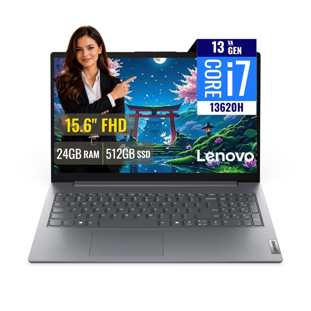 Laptop Lenovo V15 G5 IRL Intel Core i7 13620H 24GB DDR5 SSD 512GB 15.6 FHD FreeDOS 83GW005GLD24