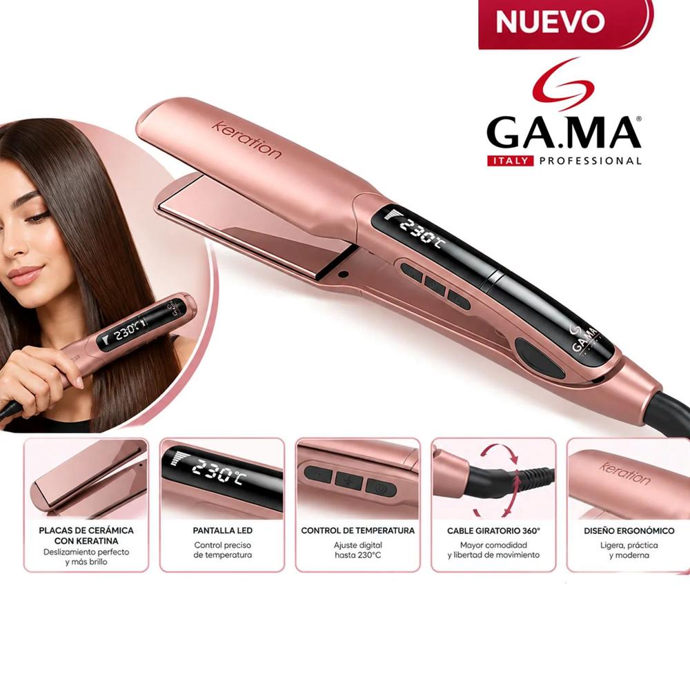 Plancha Alisadora GAMA Keration X-Wide Keration BECHS0000001440
