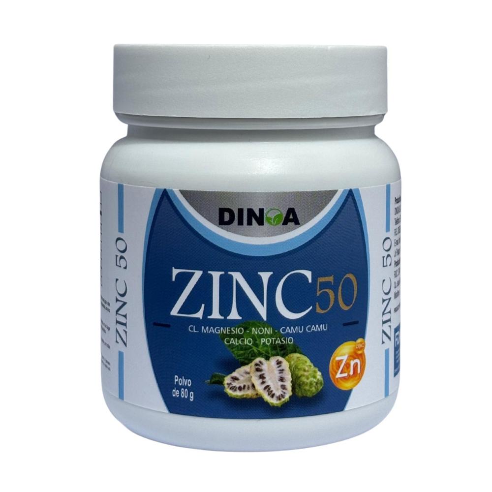 Zinc 50  Dinoa  Polvo 80gr - Sistema inmunológico - salud celular