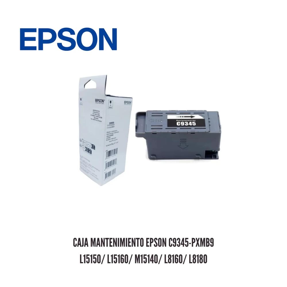 CAJA DE MANTENIMIENTO EPSON C12C934591 C9345-PXMB9 NEGRO PARA L15150 L15160 L8160 L8180