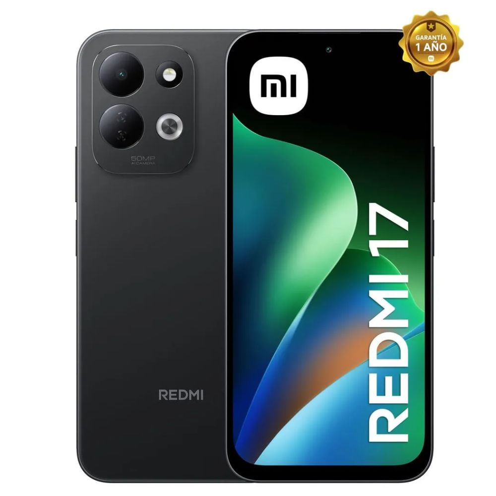Celular Xiaomi Redmi 17 128GB 4GB - Negro